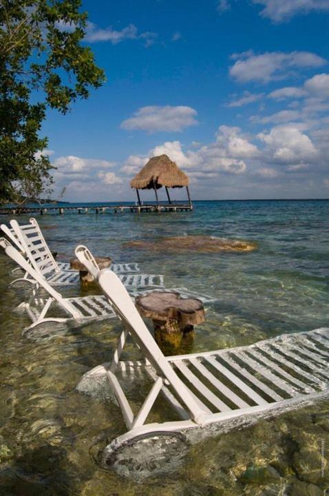 Villas Eco-Romanticas Kuuch Ka'Anil Бакалар Екстериор снимка