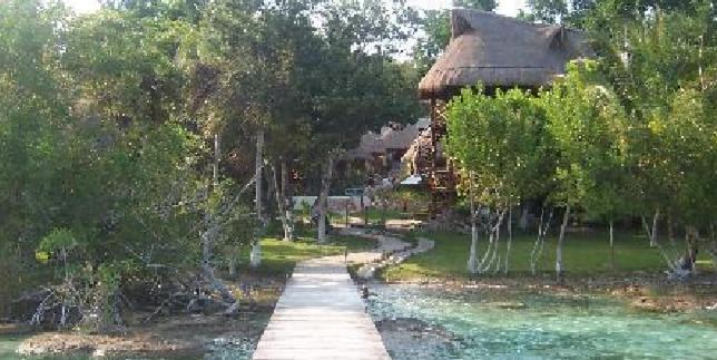 Villas Eco-Romanticas Kuuch Ka'Anil Бакалар Екстериор снимка